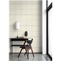 Casadeco|Beige Schotten- und englische Karotapete|Karos