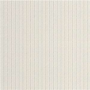 Casadeco|Papier peint fleurs sauvages blanc avec feuillage corail|Papier Peint