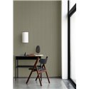 Casadeco|Elegant fine green striped wallpaper|Stripes