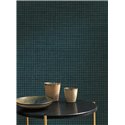 Casadeco|Papier peint petits carreaux vichy bleus|Carreaux