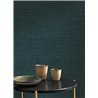 Casadeco|Small blue gingham check wallpaper|Checkered