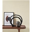 Casadeco|Papier peint effet tissu beige, idéal pour entrées|Imitation Tissu