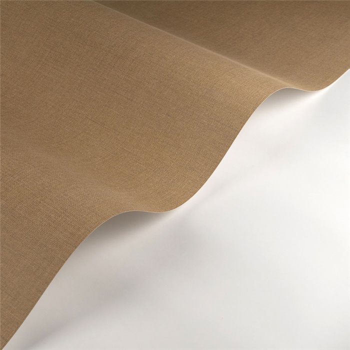 Casadeco|Papel pintado efecto tela amarillo mostaza|Imitacion Tela