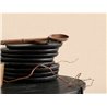 Casadeco|Hellbeige Stoffeffekt-Tapete|Textilimitation