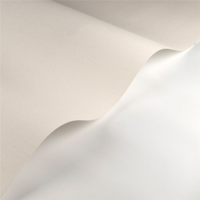 Casadeco|Weiße Stoffoptik-Tapete|Textilimitation