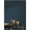 Casadeco|Marbled blue fabric-effect wallpaper|Fabric Imitation