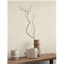 Casadeco|Papier peint effet marbré élégant gris clair|Imitation Tissu