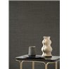 Casadeco|Marbled black fabric-effect wallpaper|Fabric Imitation