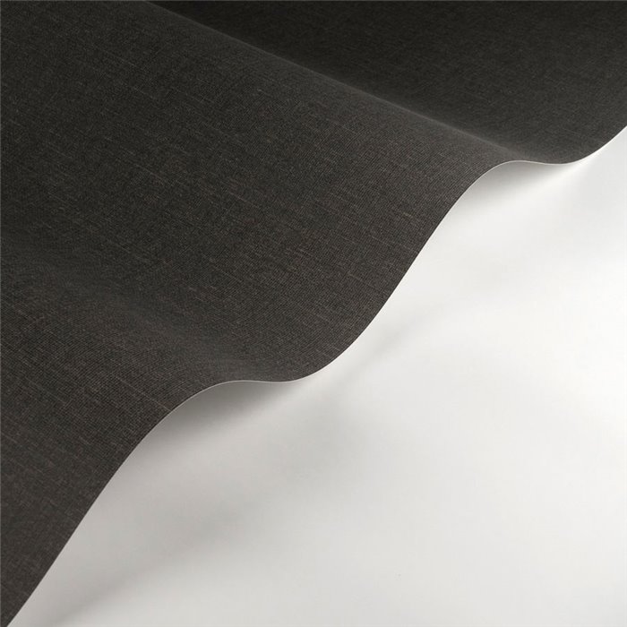 Casadeco|Marmorierte Stoffoptik-Tapete in Schwarz|Textilimitation