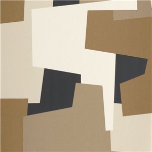 Casadeco|Papier peint moderne multicolore, design géométrique abstrait|Moderne