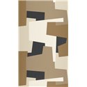 Casadeco|Papel pintado para salón moderno diseño abstracto marrón|Geométrico Casadeco|Papel pintado para salón moderno diseño abstracto marrón|Geométrico