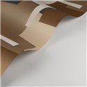 Casadeco|Modern wallpaper for living room with abstract brown design|Geometric