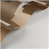Casadeco|Modern wallpaper for living room with abstract brown design|Geometric