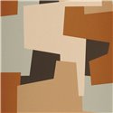 Casadeco|Papier peint moderne multicolore, design géométrique abstrait|Moderne