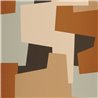 Casadeco|Papier peint moderne multicolore, design géométrique abstrait|Moderne