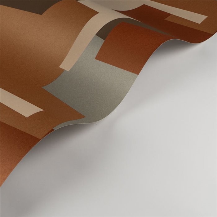 Casadeco|Papel pintado moderno multicolor, diseño geométrico abstracto|Moderno