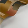Casadeco|Papel pintado moderno con formas abstractas tonos cálidos|Papel Pintado