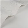 Casadeco|Modern white wallpaper with minimalist labyrinth pattern|Minimalist