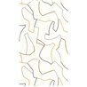Casadeco|Papel pintado laberinto minimalista blanco y multicolor |Hosteleria