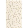 Casadeco|Papier peint style moderne beige et doré, motif labyrinthe|Minimaliste