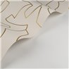 Casadeco|Papier peint style moderne beige et doré, motif labyrinthe|Minimaliste