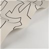 Casadeco|Minimalist beige and black labyrinth wallpaper for modern spaces|Hospitality