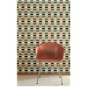 Casadeco|Tapete grün-ockere retro-modern Streifen|Geometrisch