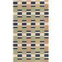 Casadeco|Tapete grün-ockere retro-modern Streifen|Geometrisch
