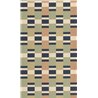 Casadeco|Tapete grün-ockere retro-modern Streifen|Geometrisch