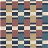 Casadeco|Tapete blau-bordeaux retro-modern Streifen|Geometrisch