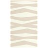 Casadeco|Zebra-Streifen-Tapete moderne Version in Weiß und Beige|Skandinavisch