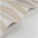 Casadeco|Papier peint à rayures zèbre version moderne blanc et beige|Scandinave