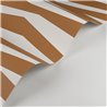 Casadeco|Modern wallpaper with horizontal brown zebra stripes|Wallpaper