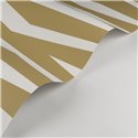 Casadeco|Modern wallpaper with green zebra-style stripes|Scandinavian