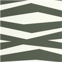 Casadeco|Papier peint moderne à rayures zébrées blanc et vert|Scandinave
