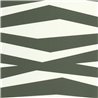 Casadeco|Papier peint moderne à rayures zébrées blanc et vert|Scandinave