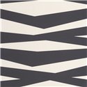 Casadeco|Papier peint moderne noir et blanc, motif rayures zèbre|Papier Peint