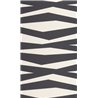 Casadeco|Papel pintado moderno blanco y negro, patrón rayas cebra|Papel Pintado