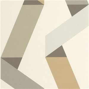 Casadeco|Modern wallpaper ideal for reception or retail, colorful streamers|Modern