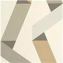 Casadeco|Papier peint moderne beige avec formes originales de serpentins|Moderne