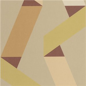 Casadeco|Papier peint moderne beige avec formes originales de serpentins|Moderne