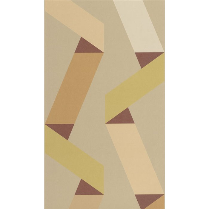 Casadeco|Papier peint moderne idéal pour accueil ou commerce, serpentins colorés|Moderne
