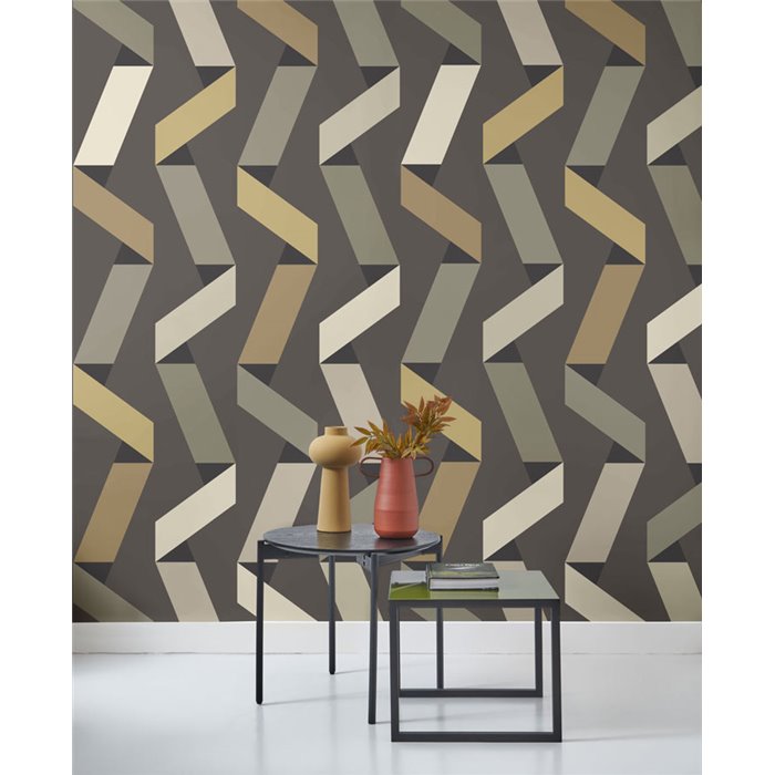 Casadeco|Papier peint moderne pour commerces ou accueils, design de serpentins|Moderne