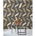Casadeco|Modern wallpaper for commercial or reception areas with serpentine design|Modern