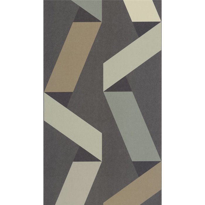 Casadeco|Modern wallpaper for commercial or reception areas with serpentine design|Modern