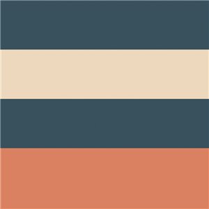 Casadeco|Wide beige retro-modern striped wallpaper|Stripes