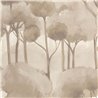 Casadeco|Papier peint moderne forêt de pins beige effet aquarelle|Floral