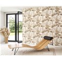 Casadeco|Papier peint moderne forêt de pins beige effet aquarelle|Floral