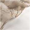 Papel pintado moderno bosque de pinos beige efecto acuarela - Casadeco Sentier des Dunes 200921024