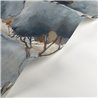 Casadeco|Kiefernwald-Tapete im Aquarell-Stil in Blau|Blumen